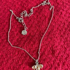 Swarovski Silver Necklace with Intricate Pendant